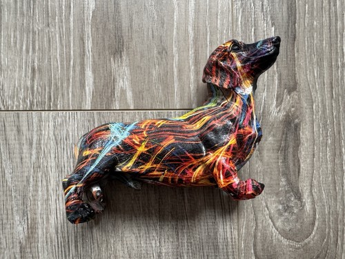Multicolour sausage dog - multicolour,