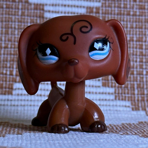 Plastic dachshund dog - plastic,
