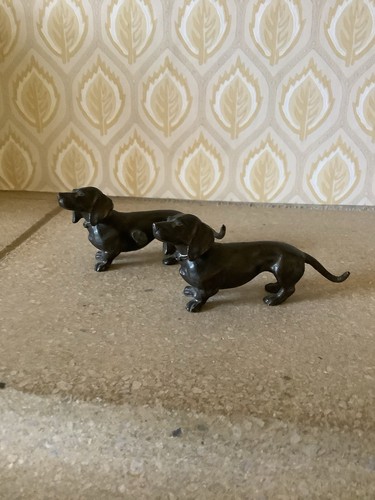 Pair vintage bronze effect - bronze,