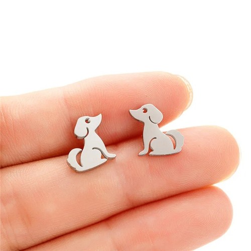 Pair stainless steel - pair, dachshund